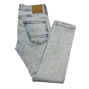 Scotch Soda Men 32X32 Blauwatch Ralston Skinny Acid Wash Stretch Denim Jeans